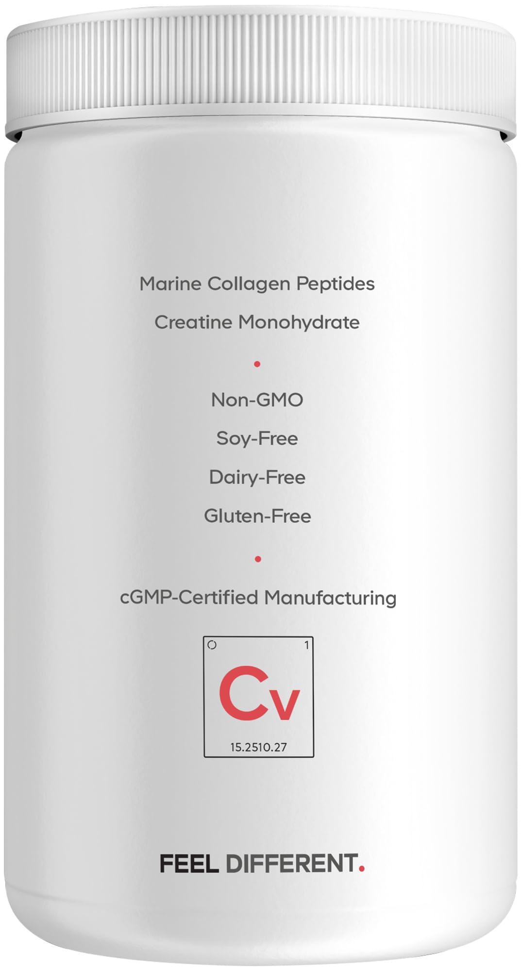Codeage Creatine Collagen Peptides - Creatine Monohydrate Powder Supplement, Wild-Caught Marine Collagen, Biotin, Magnesium, Vitamin C, Hyaluronic Acid - Vanilla Flavored - Non-GMO - 15 Oz - Image 9
