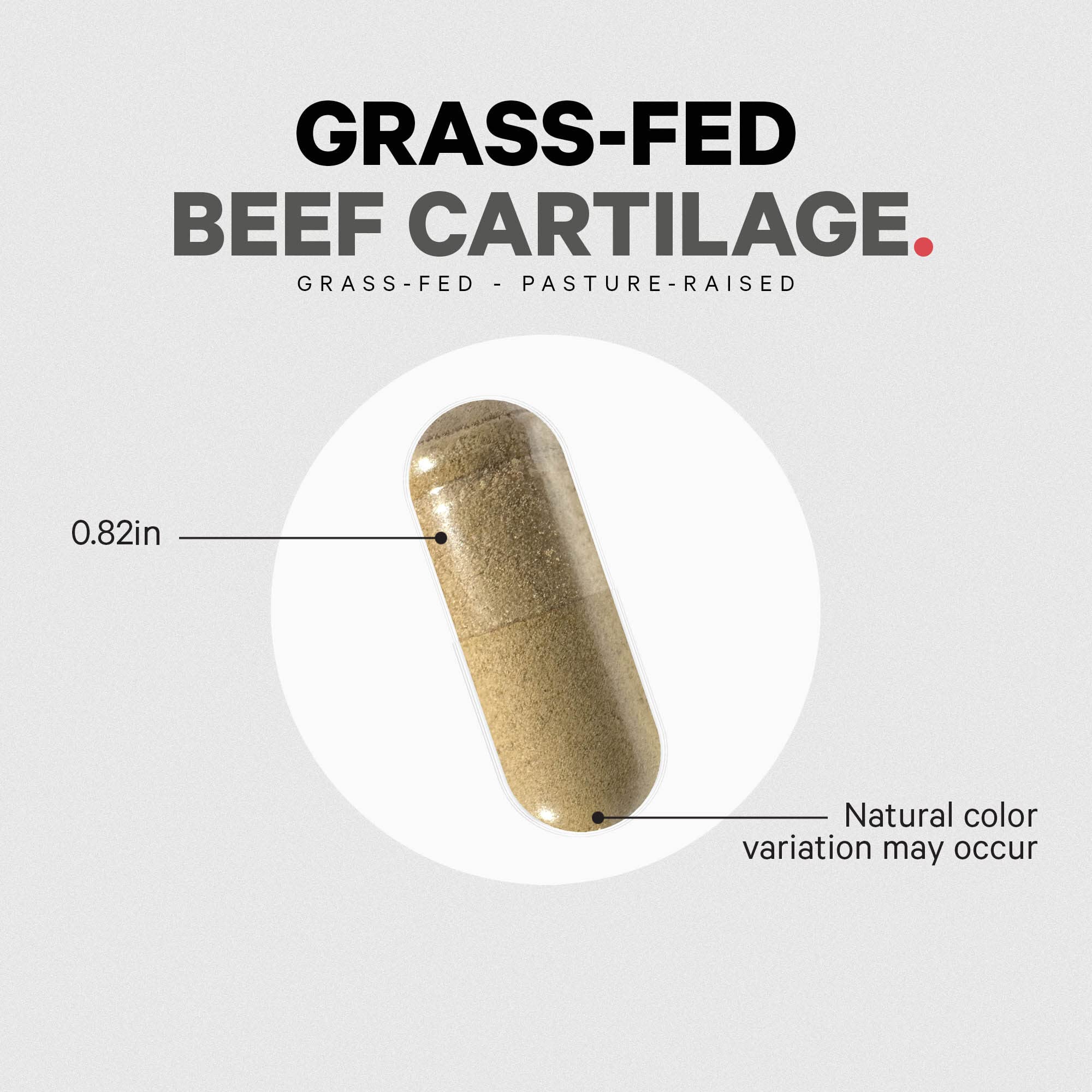 Codeage Grass Fed Beef Cartilage Supplement - Freeze Dried, Non-Defatted, Desiccated Beef Tracheal Bovine Cartilage & Liver Pills – Pasture Raised Argentina Beef Vitamins - Non-GMO -180 Capsules - Image 8