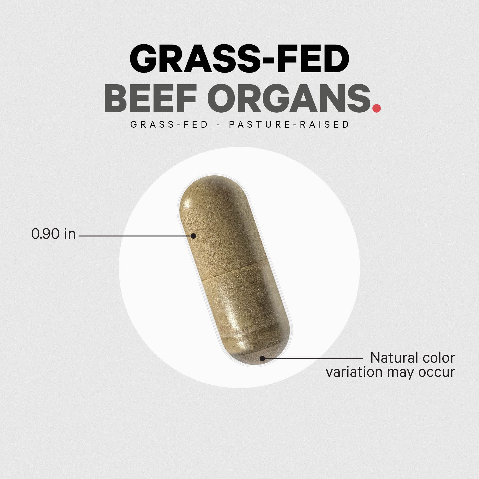 Codeage Grass Fed Beef Organs Supplement – Glandulars Supplements - Freeze Dried, Non-Defatted, Desiccated Liver, Heart, Kidney, Pancreas & Spleen Bovine Pills – Beef Vitamins - Non-GMO -180 Capsules - Image 8
