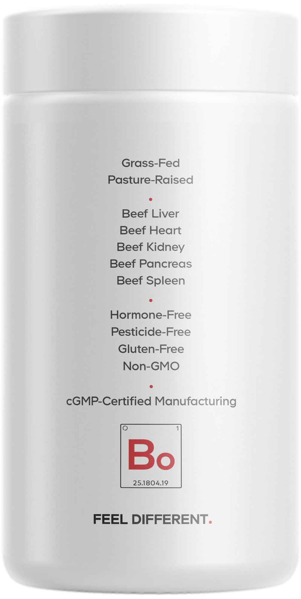 Codeage Grass Fed Beef Organs Supplement – Glandulars Supplements - Freeze Dried, Non-Defatted, Desiccated Liver, Heart, Kidney, Pancreas & Spleen Bovine Pills – Beef Vitamins - Non-GMO -180 Capsules - Image 9