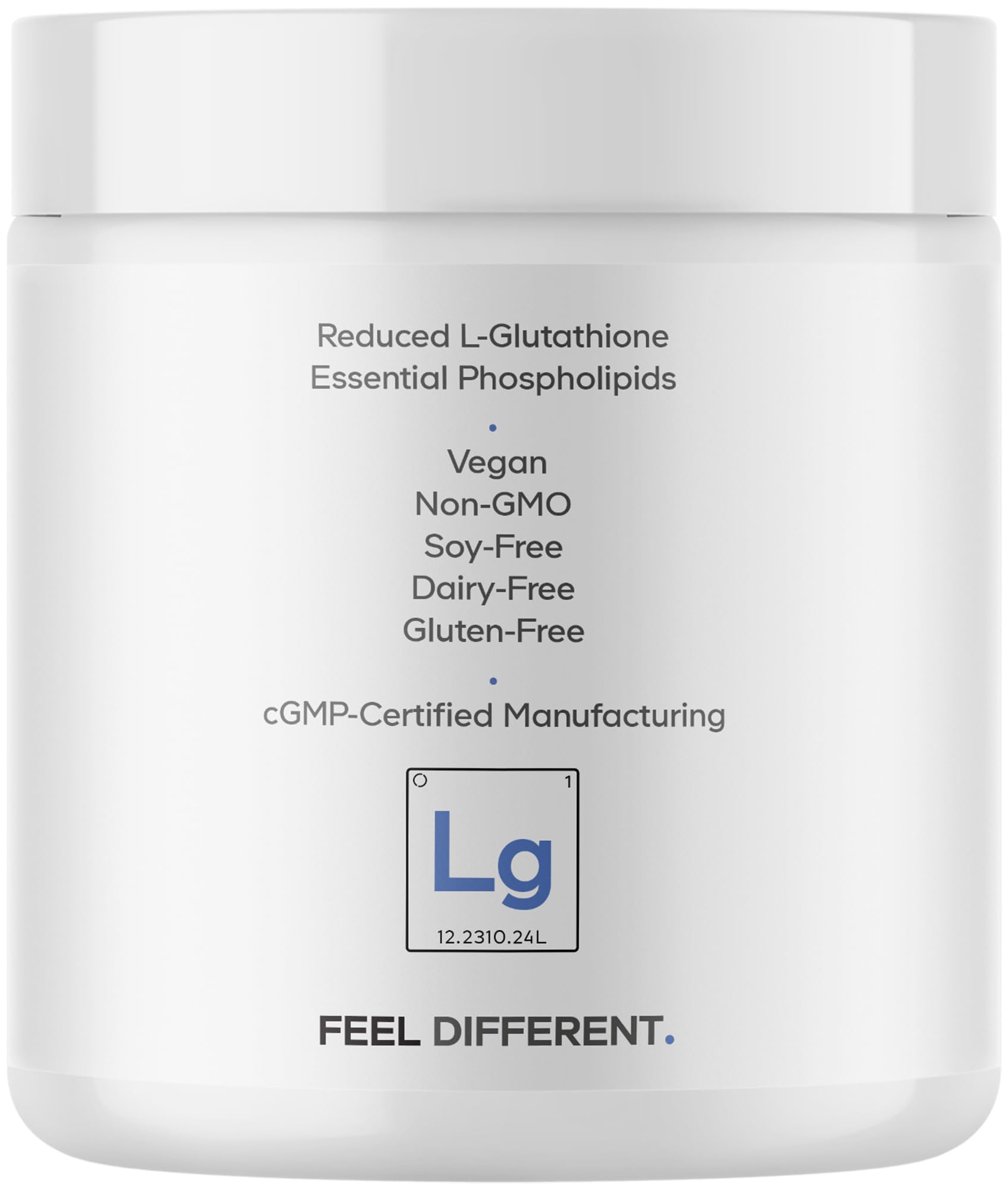 Codeage Liposomal Glutathione Powder - 1,000 mg Vegan Reduced L-Glutathione per Serving, Liposomal Delivery - 2-Month Supply - Unflavored - Phospholipid - Non-GMO Gluten-Free - 2.22 Oz - Image 9