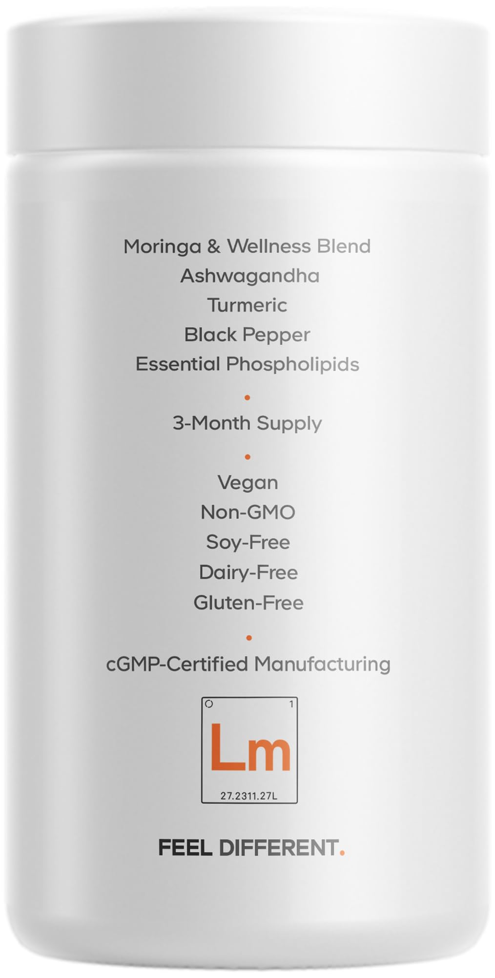 Codeage Liposomal Moringa+ Supplement, 400mg Moringa 50:1 Extract - Turmeric, Ashwagandha, Black Pepper, 3-Month Supply, Vegan Moringa Powder - 180 Capsules - Image 9