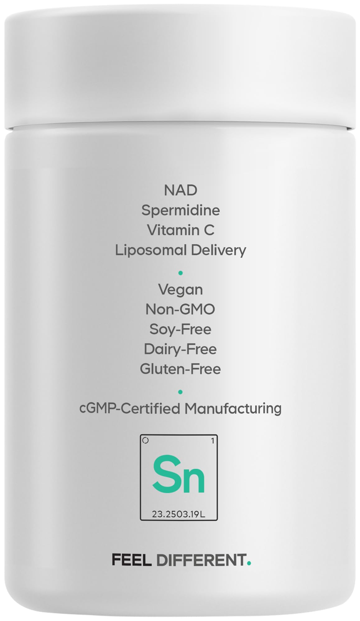 Codeage Liposomal Spermidine NAD+ Spermidine Supplement - 500 Mg NAD+ Vitamin C - Liposomal Delivery - Nicotinamide Adenine Dinucleotide Pills - 1 Capsule Per Serving - Vegan, Non-GMO - 30 Capsules - Image 9