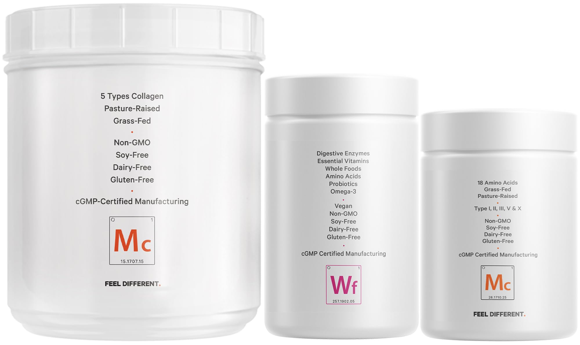 Codeage Multi Collagen Protein Capsules & Powder Peptides + Women’s Daily Multivitamin Bundle, 25+ Multivitamins & Minerals, Omega-3, Enzymes, Probiotics, Vitamin C, Zinc, Biotin, Non-GMO Supplement - Image 3