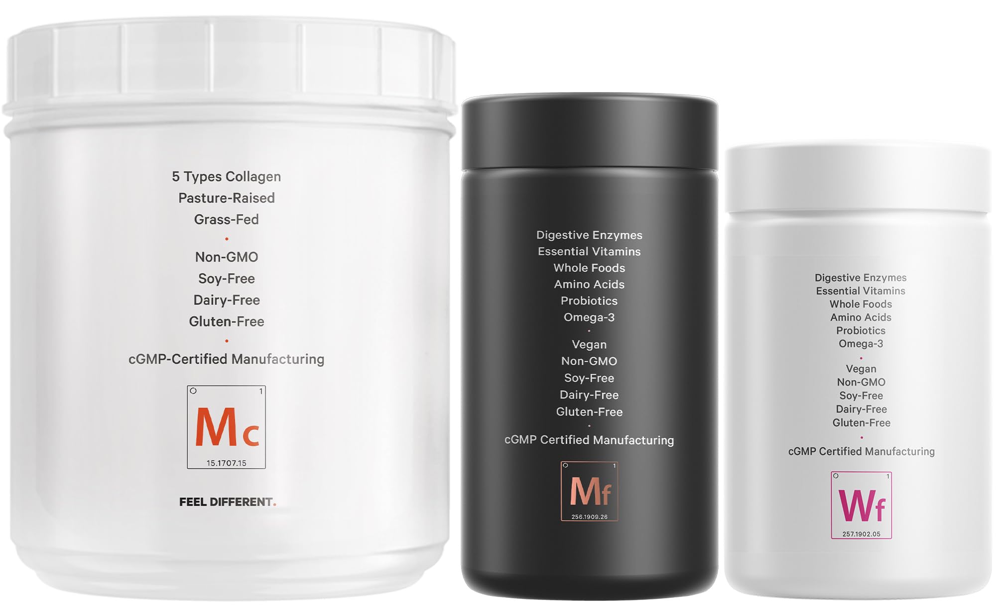 Codeage - Multi Collagen Protein + His and Her Multivitamin Bundle - Image 3