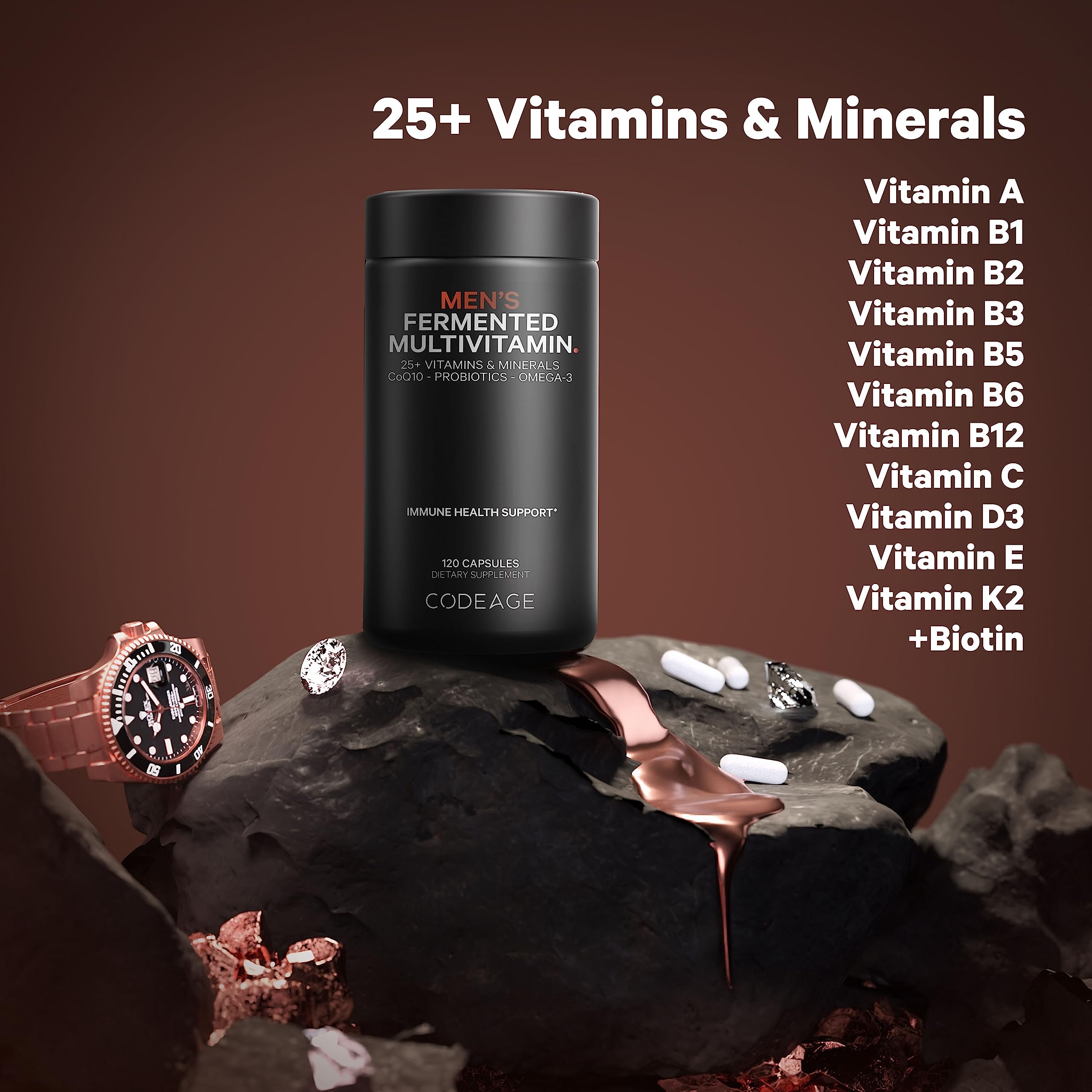 Codeage - Multi Collagen Protein + Men’s Daily Multivitamin Bundle - Image 7