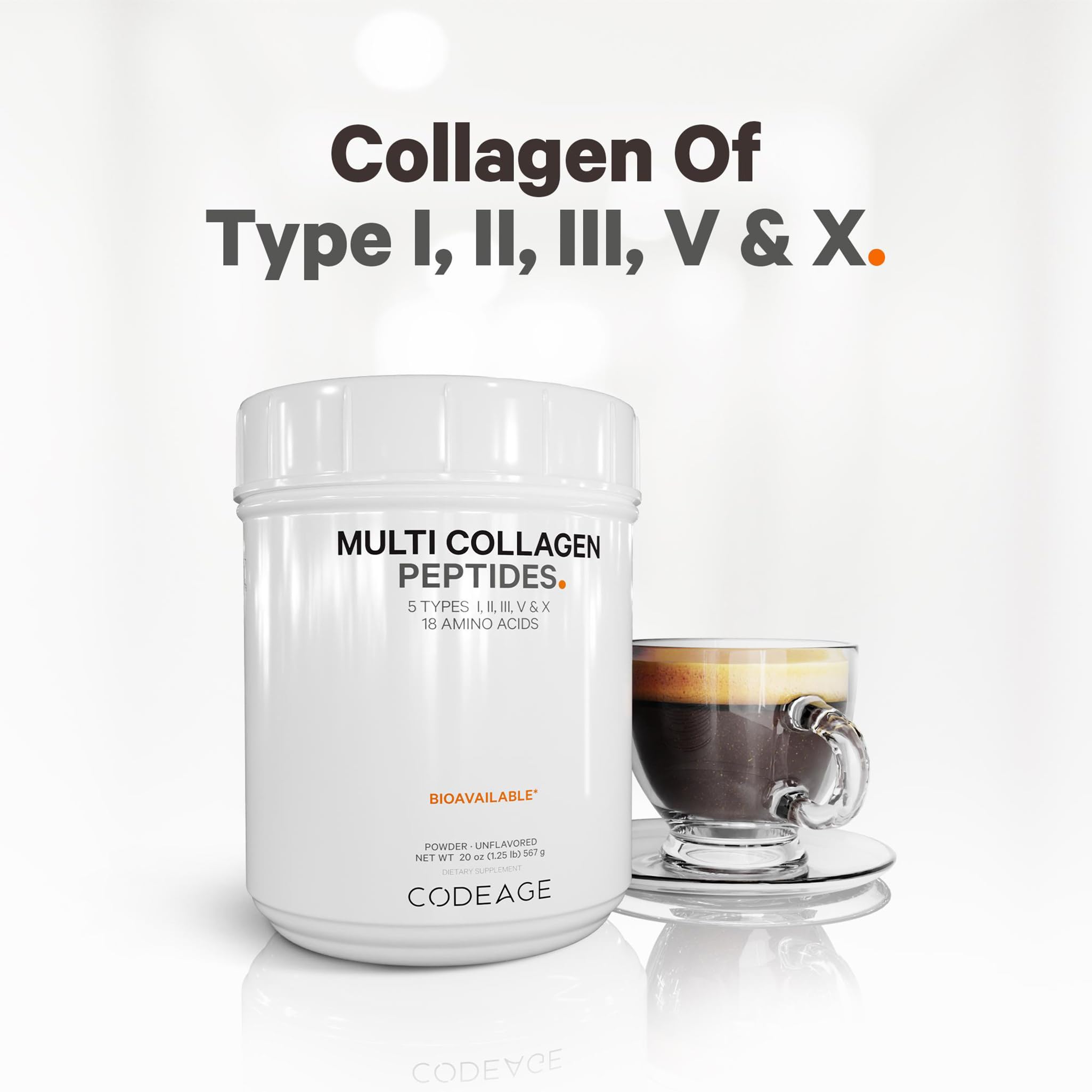 Codeage Multi Collagen Protein Capsules & Powder Peptides + Women’s Daily Multivitamin Bundle, 25+ Multivitamins & Minerals, Omega-3, Enzymes, Probiotics, Vitamin C, Zinc, Biotin, Non-GMO Supplement - Image 4