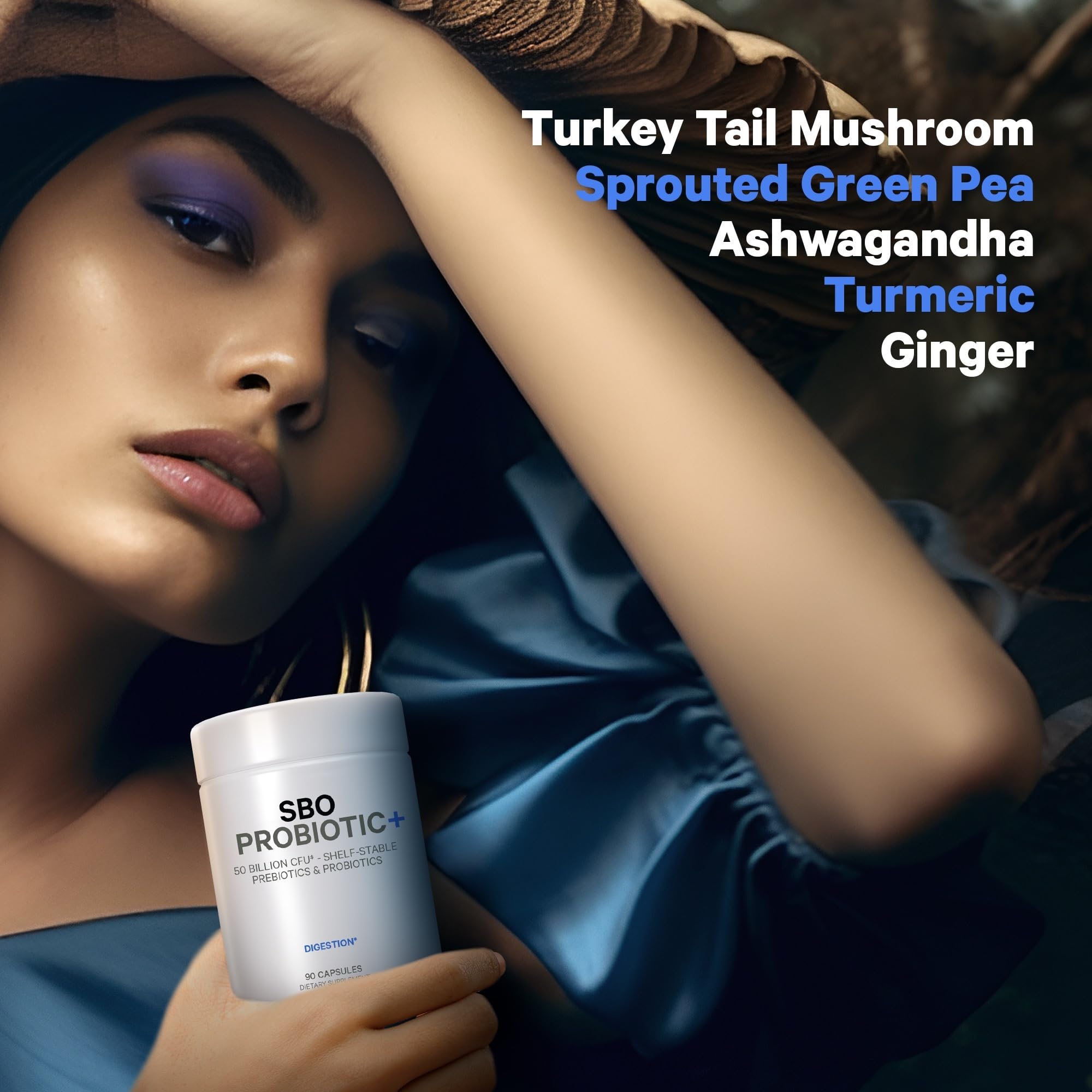 Codeage Multi Collagen Protein Capsules 5 Types, Ashwagandha Withania Somnifera & Organic Amla Berry + SBO Probiotic Blend 50 Billion CFU Bundle, Lactobacillus Plantarum, Bacillus Subtilis, Non-GMO - Image 5