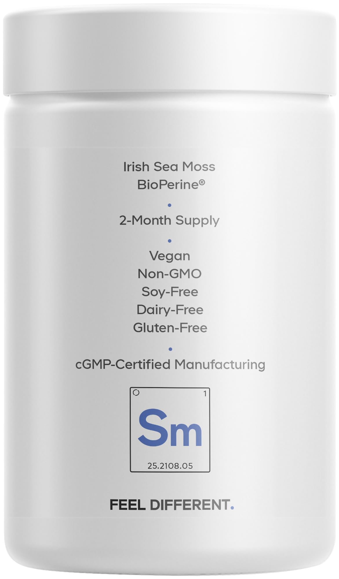 Codeage Raw Wildcrafted Irish Sea Moss Supplement, Spirulina Algae, Bladderwrack Seaweed, Burdock Root, Black Pepper, Vegan, Non-GMO, 120 Capsules - Image 9